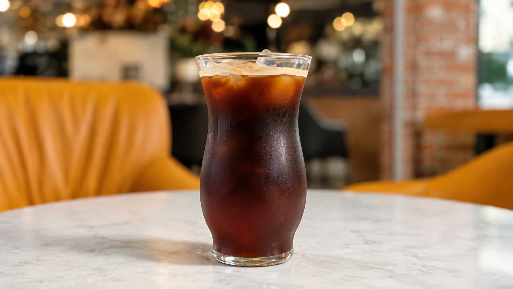 Iced black coffee served at the best coffee shop in Cavite