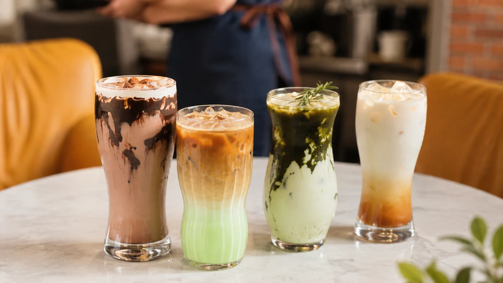 Specialty iced drinks served at the best coffee shop in Cavite